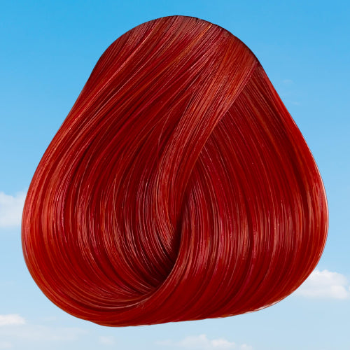 La Riche Directions simulation of Flame hair colour on a level 10 swatch
