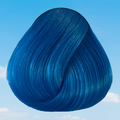 La Riche Directions simulation of Lagoon Blue hair colour on a level 10 swatch