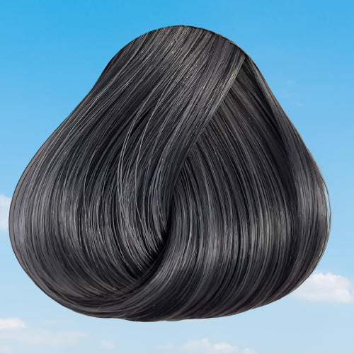 La Riche Directions simulation of Stormy Grey hair colour on a level 10 swatch