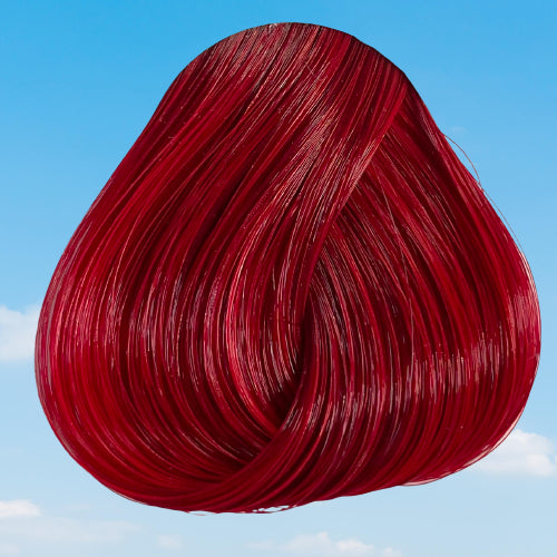 La Riche Directions simulation of Vermillion Red hair colour on a level 10 swatch
