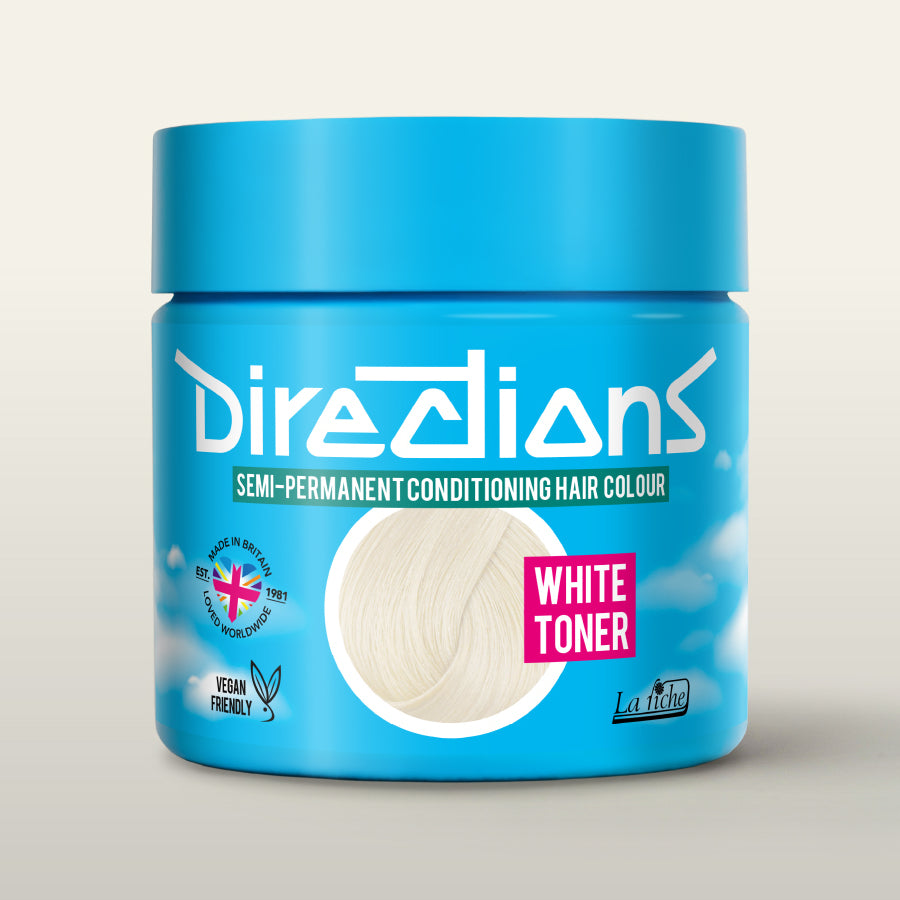La Riche Directions White Toner pottle containing 100ml of semi-permanent hair colour