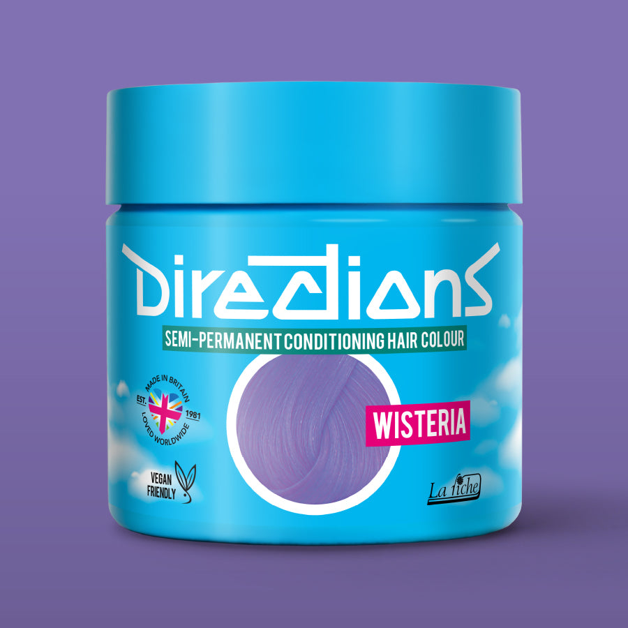 La Riche Directions Wisteria pottle containing 100ml of semi-permanent hair colour