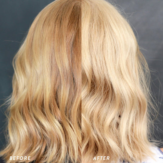 MYHD Light Ash Toner Kit before and after