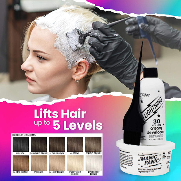 Manic Panic Flahlightning 30 volume bleach kit