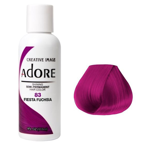 Adore Fiesta Fuchsia dye hair colour