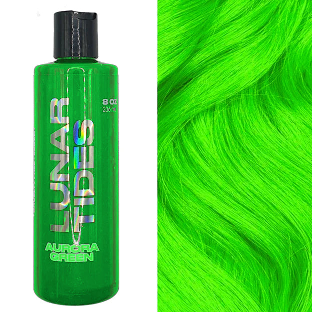 Aurora Green Hair Dye  Lunar Tides - LUNAR TIDES HAIR DYES