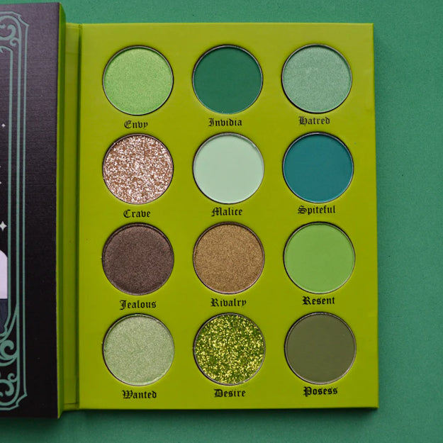 Deadly Sins Cosmetics Eyeshadow Palette Envy