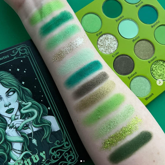 Deadly Sins Cosmetics Eyeshadow Palette Envy