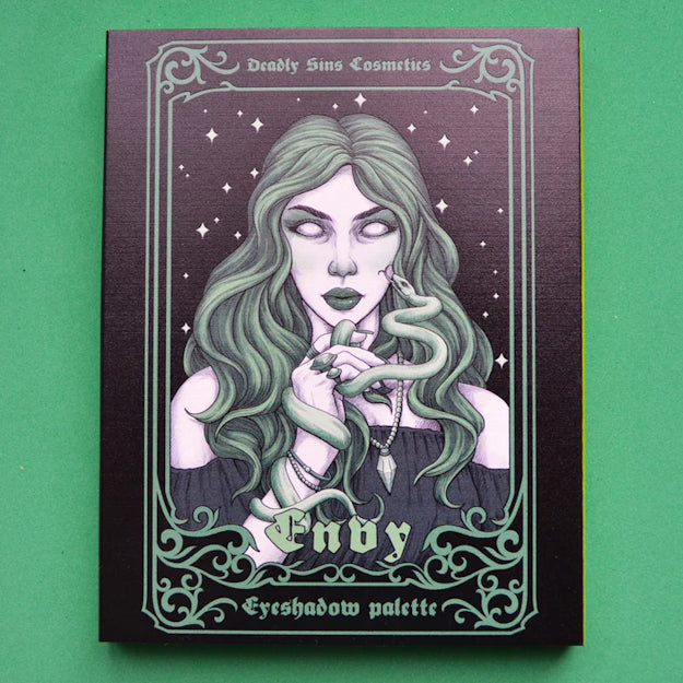 Deadly Sins Cosmetics Eyeshadow Palette Envy