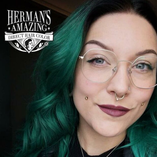 Herman's Amazing Hair Colour Maggie Dark Green