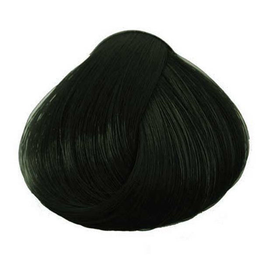 La Riche Directions simulation of Ebony hair colour on a level 10 swatch