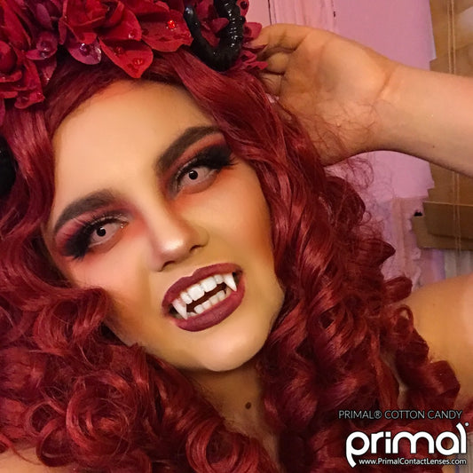 Primal Cotton Candy contact lenses 14.5mm worn