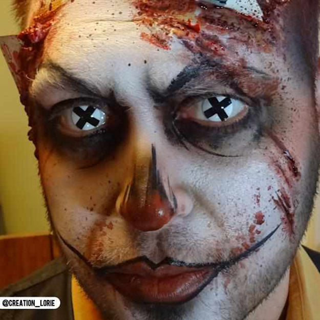 Primal Deadman I contact lenses 14.5mm worn