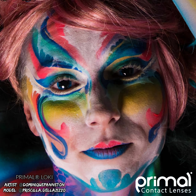 Primal Loki contact lenses 14.5mm worn