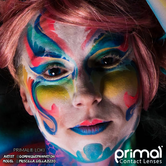 Primal Loki contact lenses 14.5mm worn