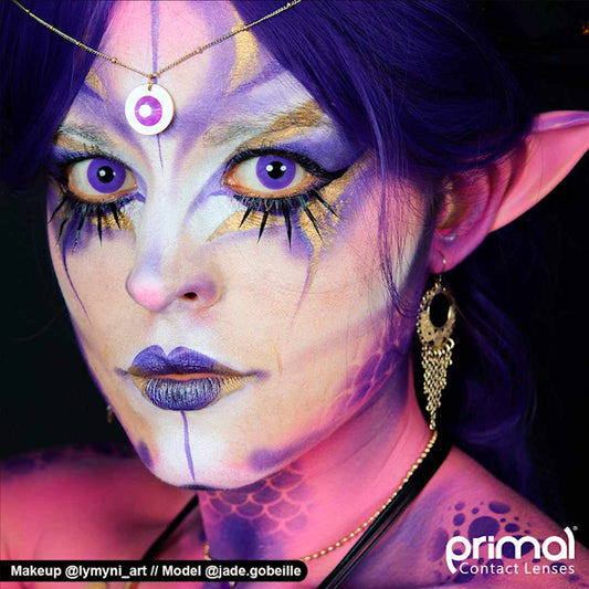 Primal Phantom contact lenses 14.5mm worn