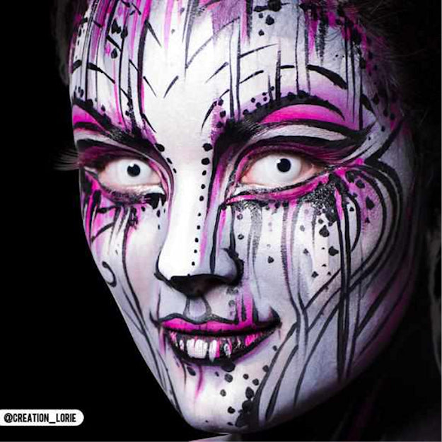 Primal Zombie I contact lenses 14.5mm worn