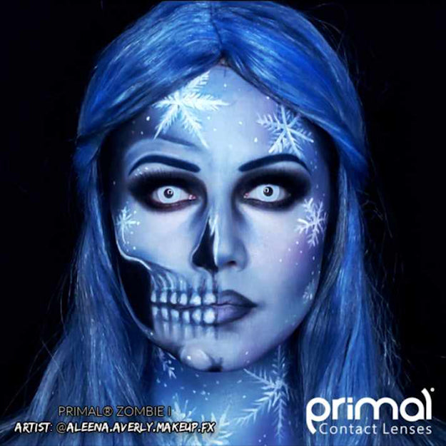 Primal Zombie I contact lenses 14.5mm worn