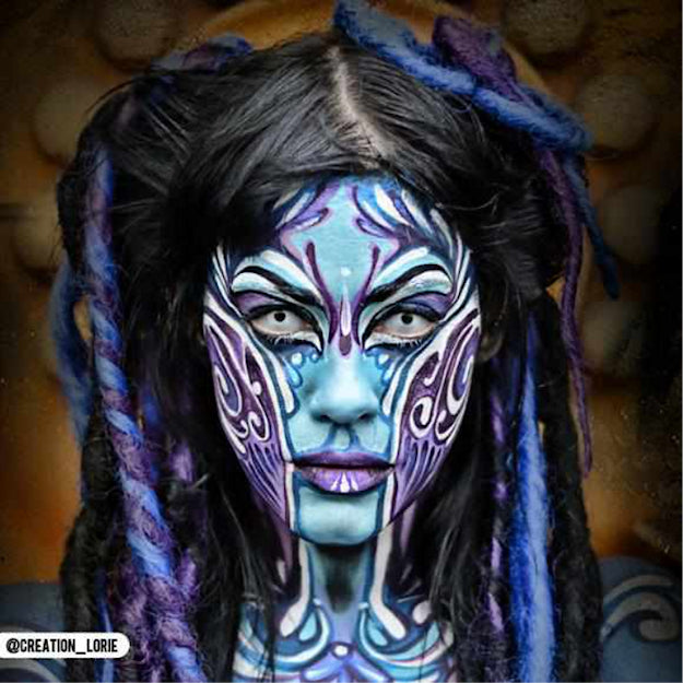 Primal Zombie I contact lenses 14.5mm worn