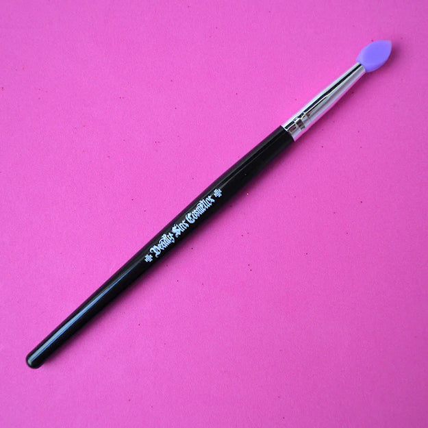 Silicone Glitter Brush Purple (no packaging)