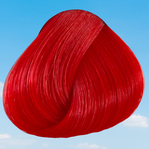 La Riche Directions simulation of Neon Red hair colour on a level 10 swatch