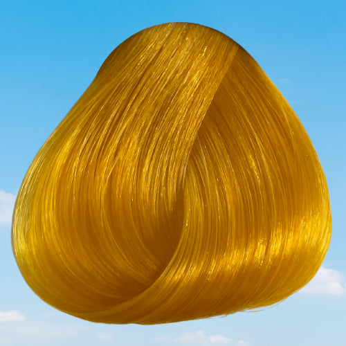La Riche Directions simulation of Sunflower hair colour on a level 10 swatch
