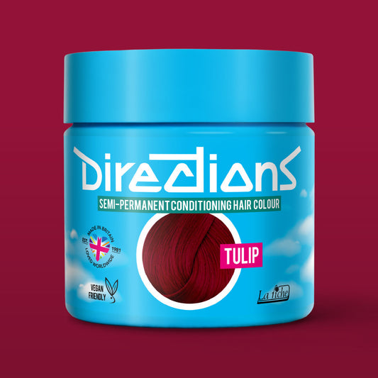 La Riche Directions Tulip pottle containing 100ml of semi-permanent hair colour