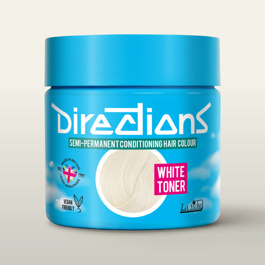 La Riche Directions White Toner pottle containing 100ml of semi-permanent hair colour