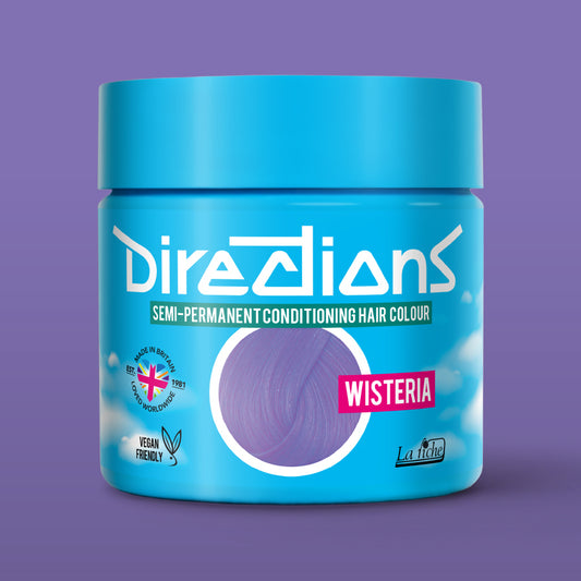 La Riche Directions Wisteria pottle containing 100ml of semi-permanent hair colour