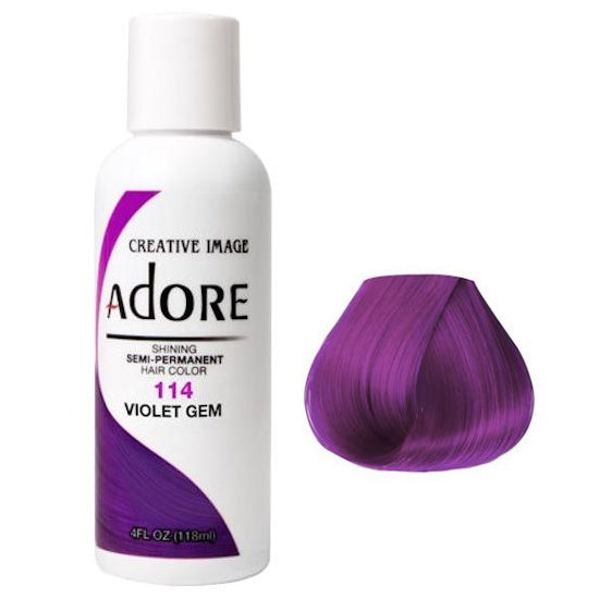 Adore Violet Gem dye hair colour