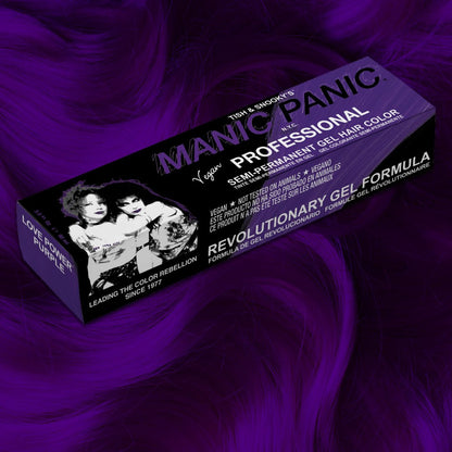 Manic Panic Professional Love Power Purple dye hair colour