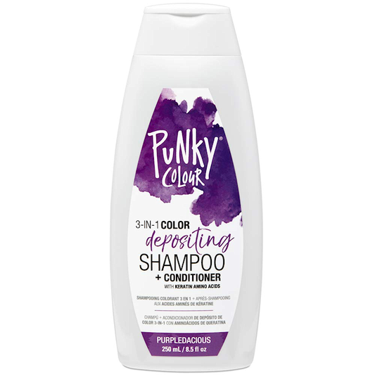 Punky Colour 3n1 Purpledacious colour depositing shampoo and conditioner