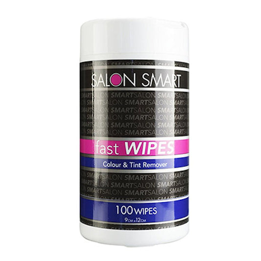Salon Smart Colour Remover 100 wipes removes colour and tint stains from skin 