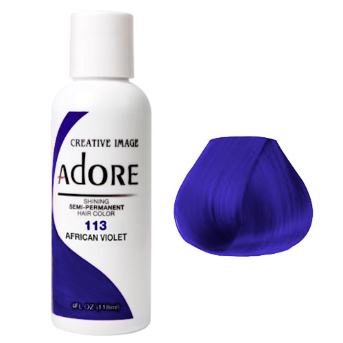 Adore African Violet dye hair colour