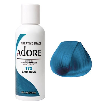 Adore Baby Blue dye hair colour