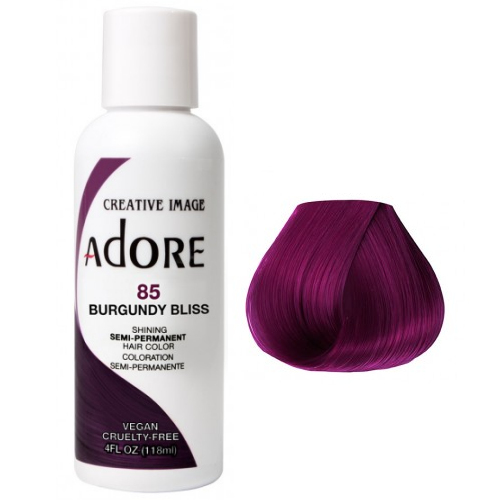 Adore Burgundy Bliss dye hair colour