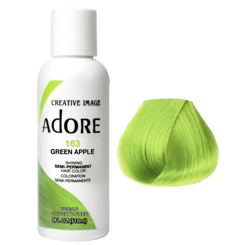 Adore Green Apple dye hair colour