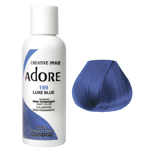Adore Luxe Blue dye hair colour