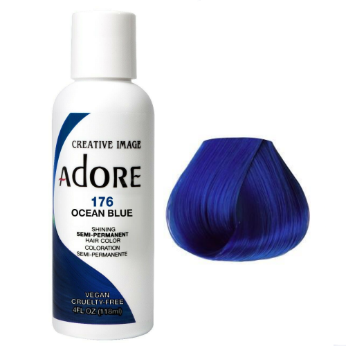 Adore Ocean Blue dye hair colour