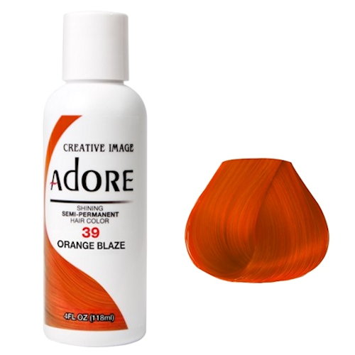 Adore Orange Blaze dye hair colour