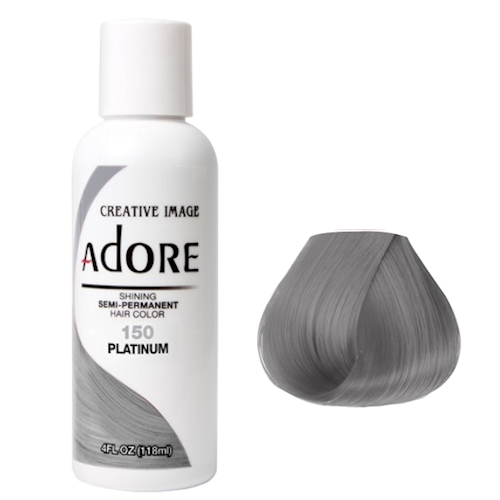 Adore Platinum dye hair colour