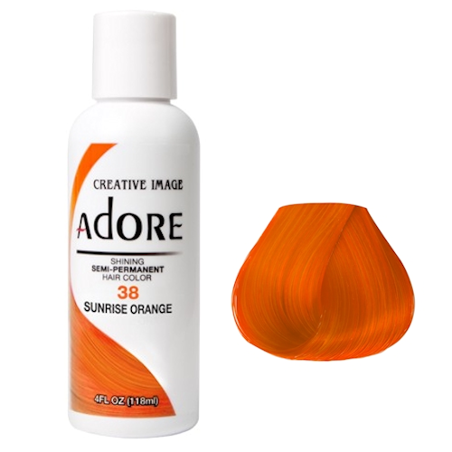 Adore Sunrise Orange dye hair colour