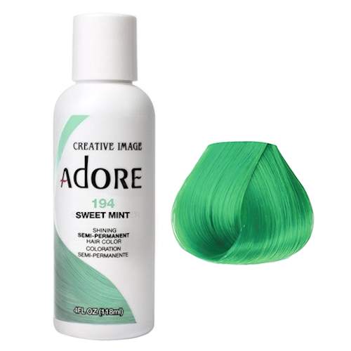 Adore Sweet Mint dye hair colour
