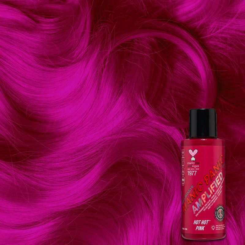 Manic Panic Amplified Hot Hot Pink dye hair colour