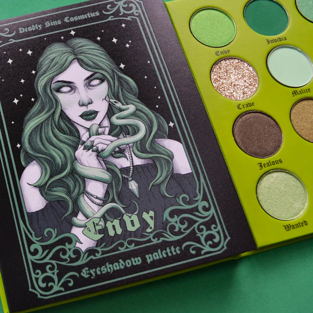 Deadly Sins Cosmetics Eyeshadow Palette Envy