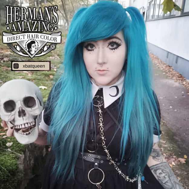 Herman's Amazing Hair Colour Amelia Aqua Blue