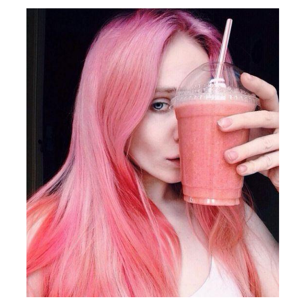 Lunar Tides Coral Pink dye hair colour